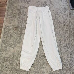 White h&m sweatpants